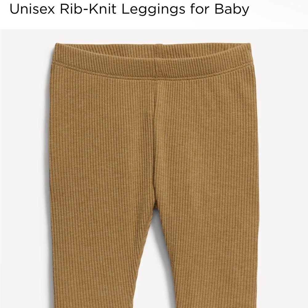 Ribbed knit leggings